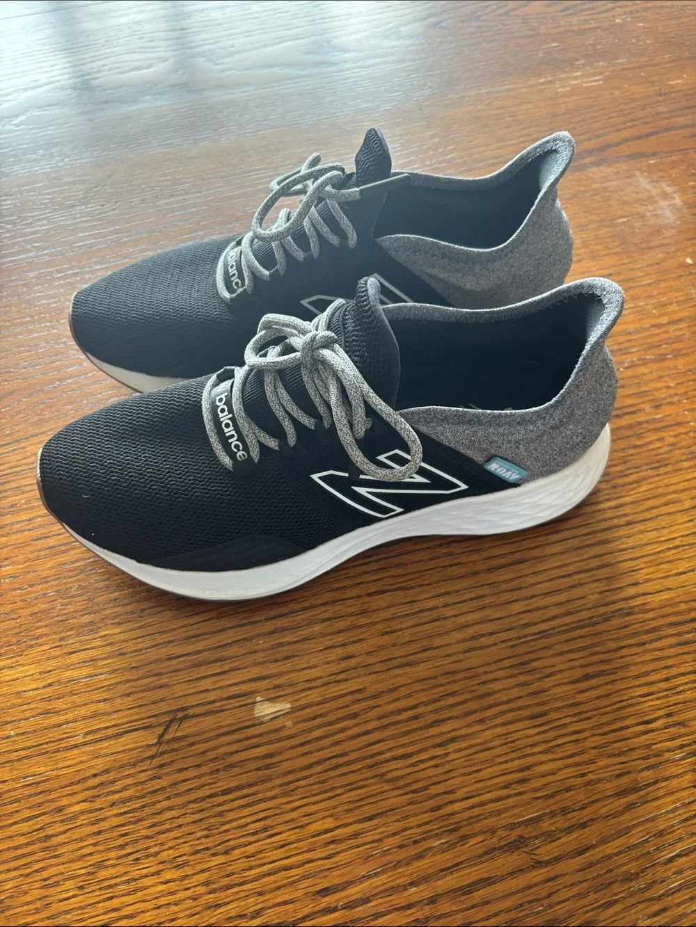 New Balance Black & Gray Athletic Running Sneakers - Picture 3 of 4